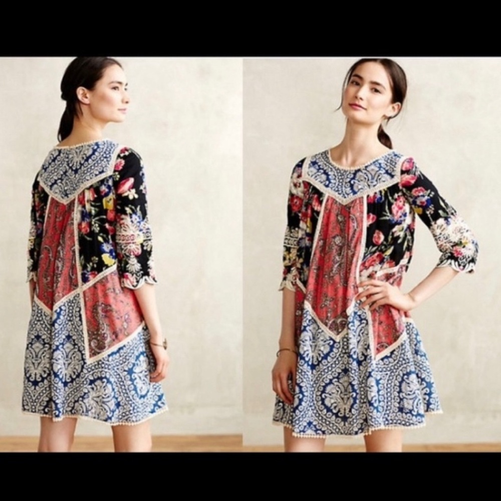 Anthropologie Vanessa Virginia Inez Swing dress